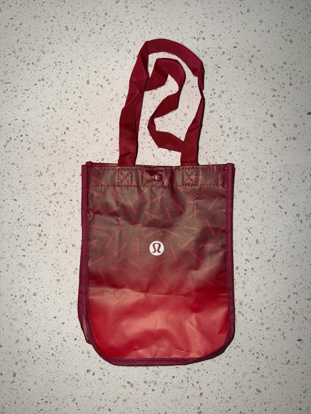 lululemon athletica Red Ombre Logo Tote